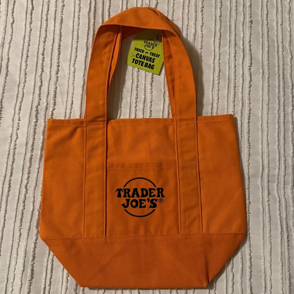 Trader Joe's orange Tote Bag